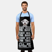 Dalmatian Dog Elke snack die je bakt Schort (Gedragen)