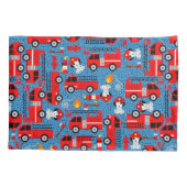 Dalmatian Dog Firetruck brandweermannen gepersonal Kussensloop (Achterkant)