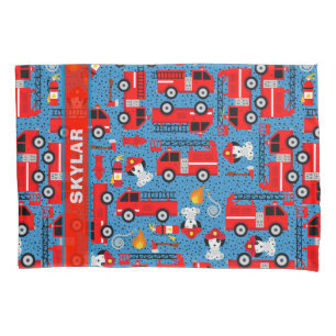 Dalmatian Dog Firetruck brandweermannen gepersonal Kussensloop