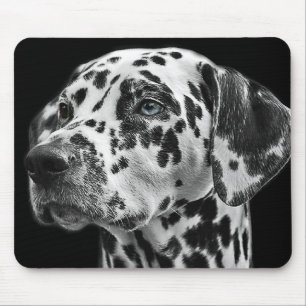 Dalmatian Dog Foto van Black and White Spoted Muismat