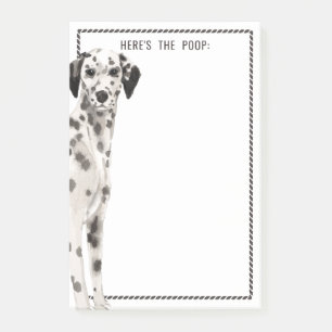 Dalmatian Dog   Funny Quote of Change Text Post-it® Notes