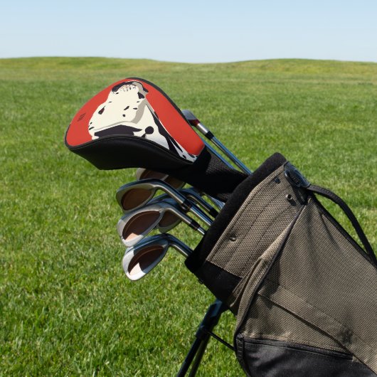 Dalmatian Dog Golfheadcover (Insitu)
