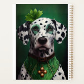Dalmatian Dog in St. Patrick's Day Dress Planner (Achterkant)