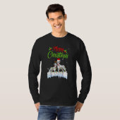 Dalmatian Dog kerstlampjes kerstmis kerstmis kerst T-shirt (Voorkant volledig)