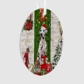 Dalmatian Dog Kerstmis Ornament (voorkant)