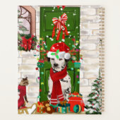 Dalmatian Dog Kerstmis Planner (Achterkant)