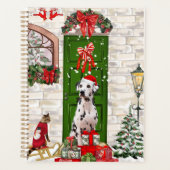Dalmatian Dog Kerstmis Planner (Voorkant)