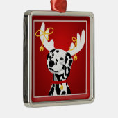 Dalmatian Dog Kerstmis Premium Ornament (Rechts)