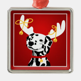 Dalmatian Dog Kerstmis Premium Ornament
