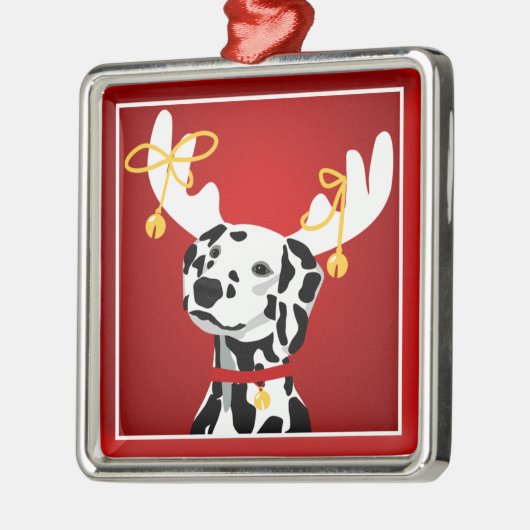 Dalmatian Dog Kerstmis Premium Ornament (Links)