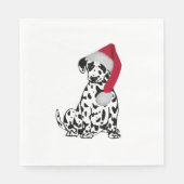 Dalmatian Dog Kerstmis Servetten (Voorkant)