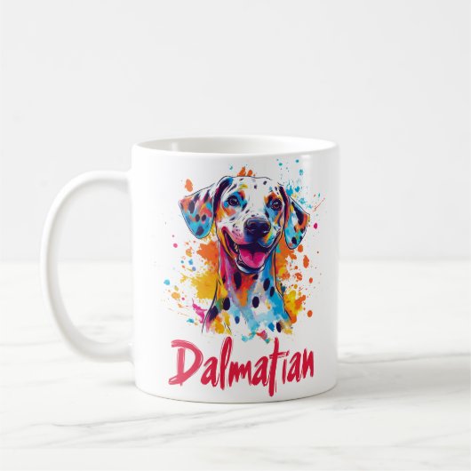 Dalmatian Dog Koffiemok (Links)