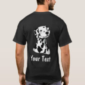Dalmatian Dog Mannen T-shirt (Achterkant)