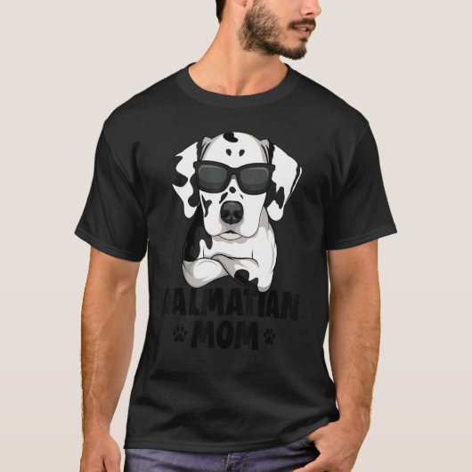 Dalmatian Dog Mom Womens_1 T-shirt (Voorkant)