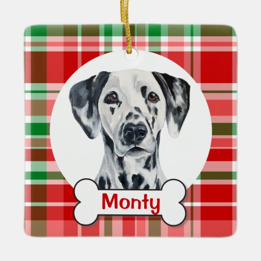 Dalmatian Dog Ornament (Voorkant)