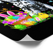 Dalmatian Dog Paasjacht Dalmatian Pasen Poster (Hoek)