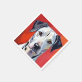 Dalmatian | Dog Painting Pet Watercolor Servet (Hoek)