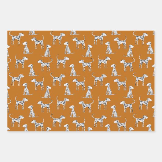 Dalmatian Dog Pattern Inpakpapier Vel (Voorkant 2)