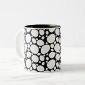 Dalmatian Dog Pattern Tweekleurige Koffiemok (Voorkant links)