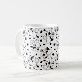 Dalmatian Dog Paw met spots Koffiemok (Voorkant links)