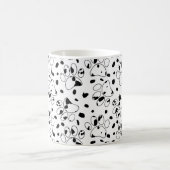 Dalmatian Dog Paw met spots Koffiemok (Center)