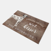 Dalmatian Dog Persoonlijke deurmat (Schuin)