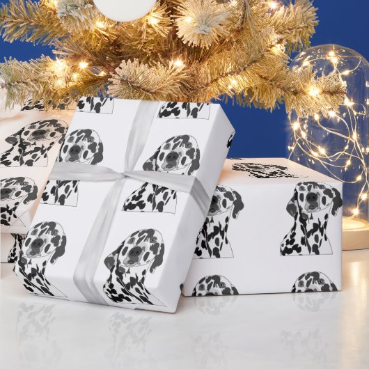 Dalmatian Dog Pet Cadeaupapier (Feestdagen)