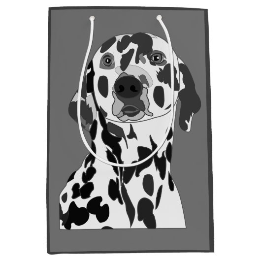 Dalmatian Dog Pet Medium Cadeauzakje (Voorkant)