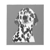 Dalmatian Dog Pet Notitieblok (Voorkant)