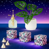 Dalmatian Dog Pink Purple Turquoise Birthday Bedankdoosjes