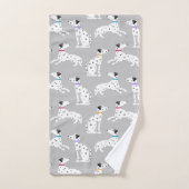 Dalmatian Dog Polka Dot Animal Waterverf Kinder Bad Handdoek (Handdoek)