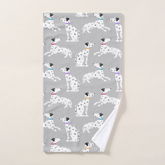 Dalmatian Dog Polka Dot Animal Waterverf Kinder Bad Handdoek (Handdoek)