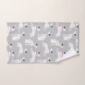 Dalmatian Dog Polka Dot Animal Waterverf Kinder Bad Handdoek (Handdoek)