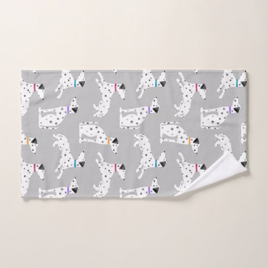 Dalmatian Dog Polka Dot Animal Waterverf Kinder Bad Handdoek (Handdoek)
