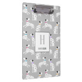Dalmatian Dog Polka Dot Animal Waterverf Kinder Klembord (Rechts)