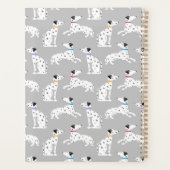 Dalmatian Dog Polka Dot Animal Waterverf Kinder Planner (Achterkant)