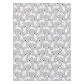 Dalmatian Dog Polka Dot Animal Waterverf Tafelkleed (Voorkant)