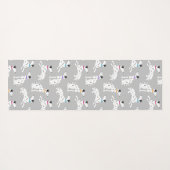 Dalmatian Dog Polka Dot Animal Waterverf Yogamat (Achterkant (horizontaal))