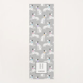 Dalmatian Dog Polka Dot Animal Waterverf Yogamat (Voorkant)