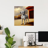 Dalmatian Dog Poster (Thuiskantoor)
