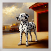 Dalmatian Dog Poster (Voorkant)