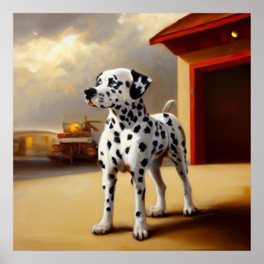 Dalmatian Dog Poster (Voorkant)