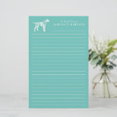 Dalmatian Dog Puppy Briefpapier (Staand voorkant)