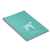 Dalmatian Dog Puppy Notitieboek (Rechterzijde)