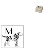 Dalmatian Dog Puppy Rubberstempel (Gestempeld)