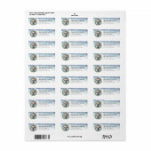 Dalmatian Dog Return Address Labels (Full Sheet)