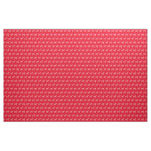 Dalmatian Dog Silhouette Pet Red Stof (Yard (91,4 cm))
