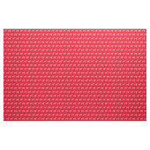 Dalmatian Dog Silhouette Pet Red Stof (Yard (91,4 cm))