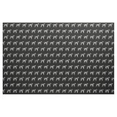 Dalmatian Dog Silhouette Pet Stof (Fat Quarter)