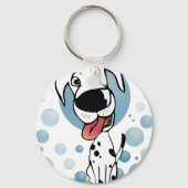 Dalmatian dog sleutelhanger (Voorkant)